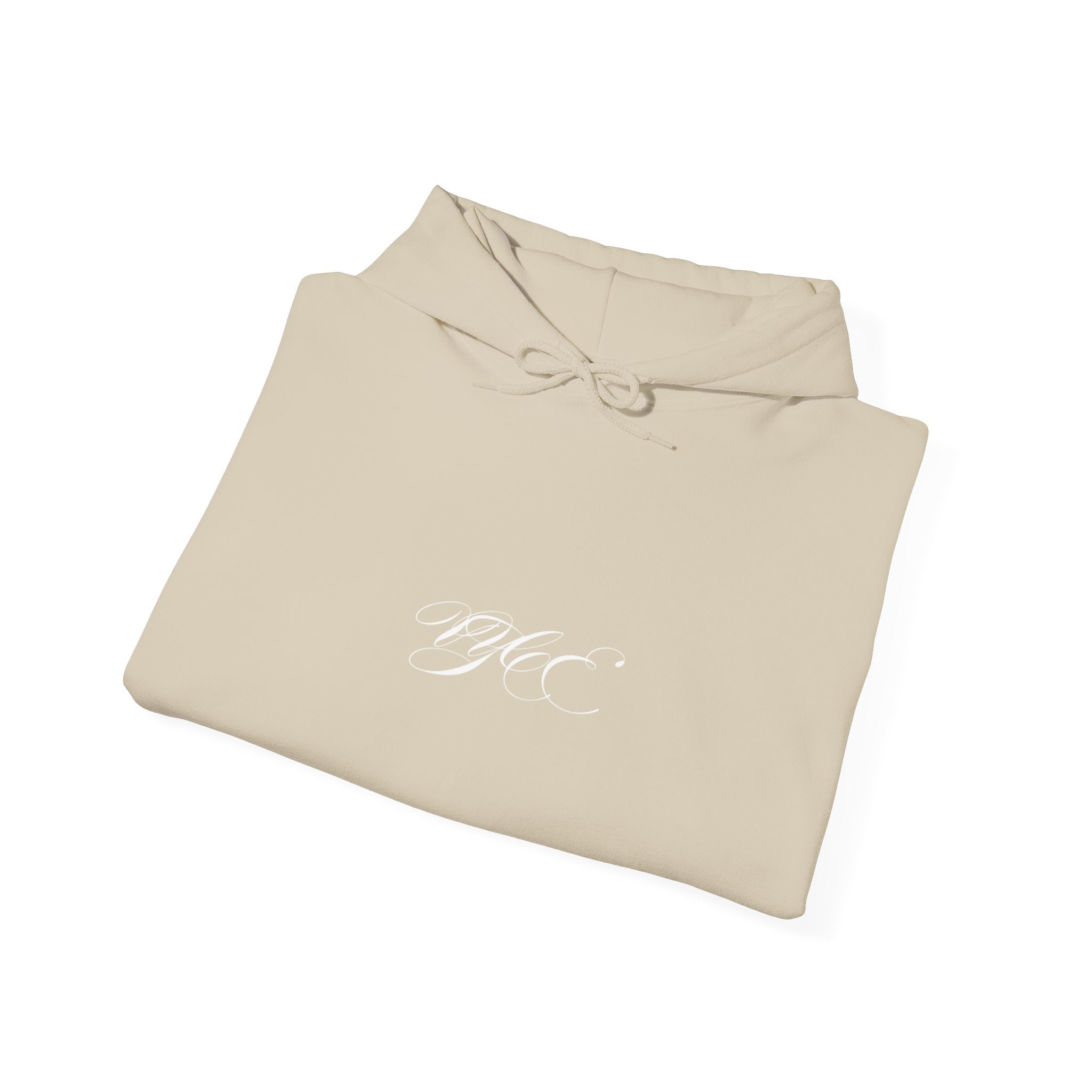 Vyce Logo Hoodie — Minimal Pullover with Cursive 'VYCE' Front Print